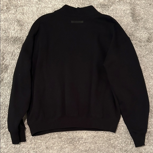Essentials Men's Black Crewneck Sweater - Picture 4 of 6